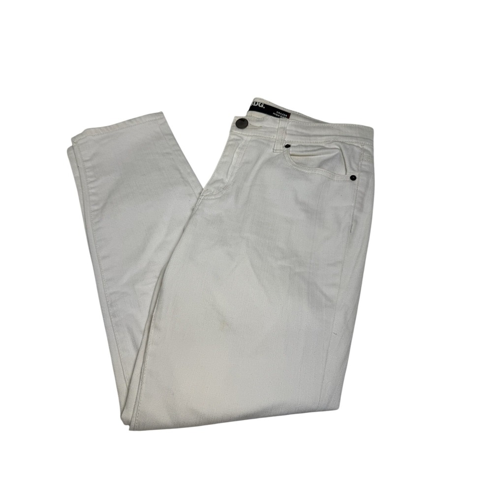 BDG Grazer Jeans Women 28 Off-White Good High Rise Slim Tapered Cropped Denim